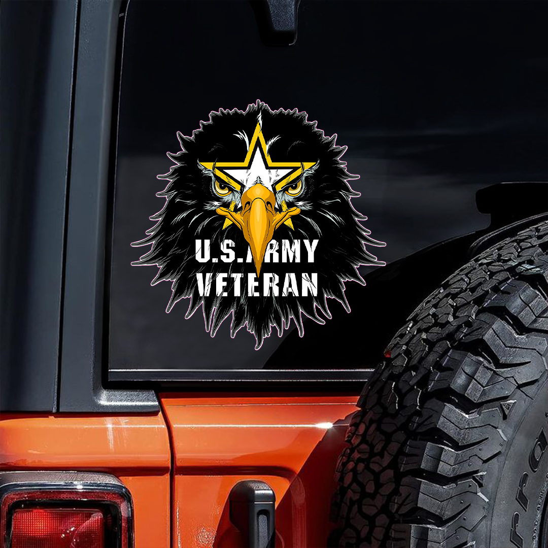 US Army Veteran Eagle sticker 