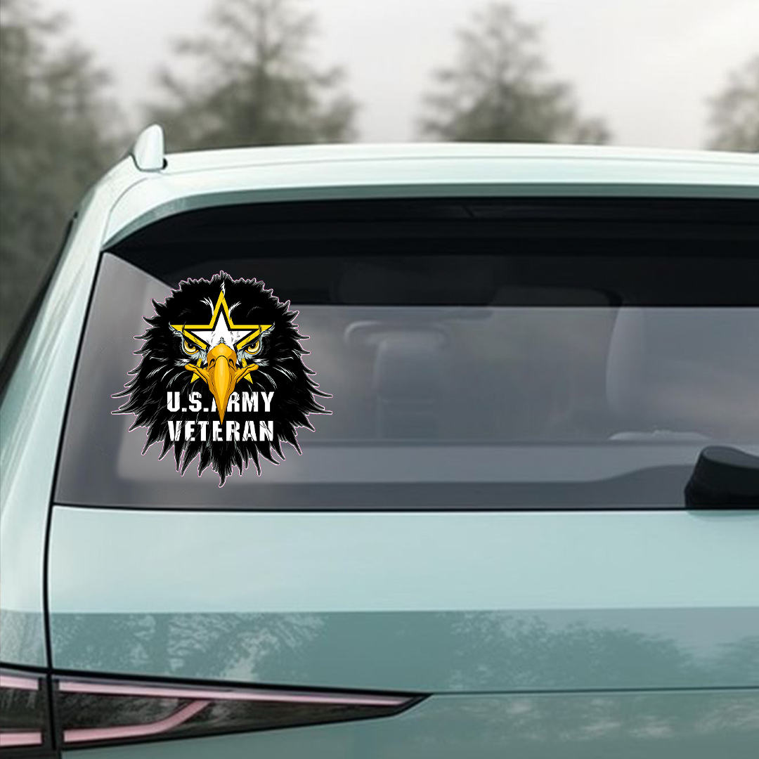 US Army Veteran Eagle sticker 