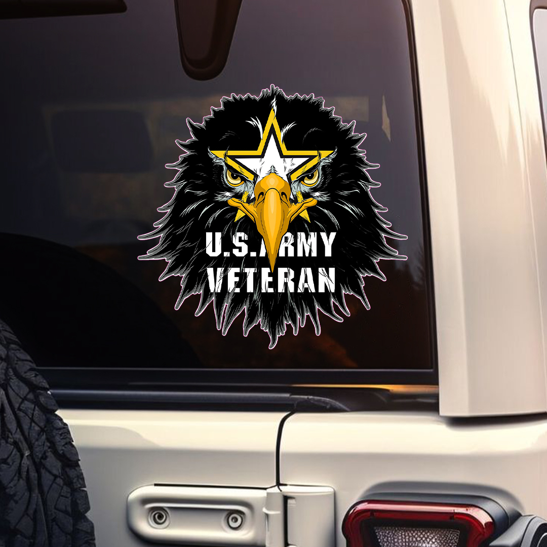 US Army Veteran Eagle sticker 