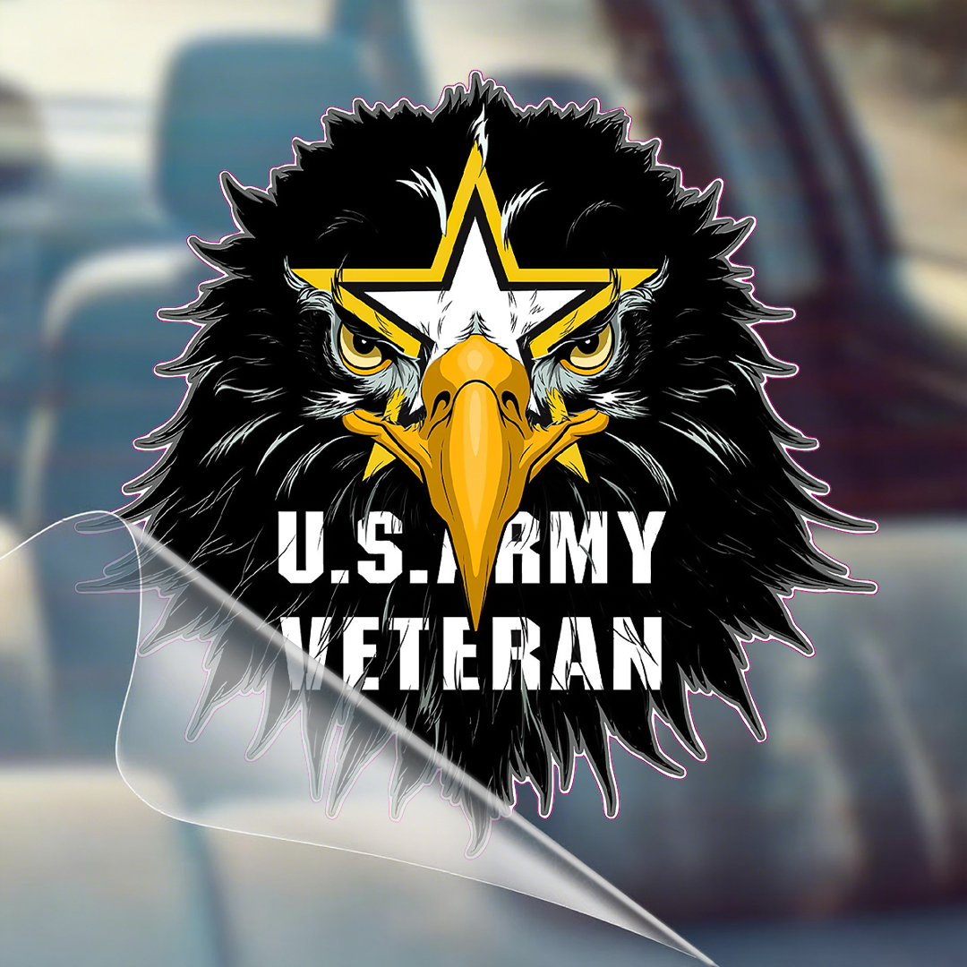 US Army Veteran Eagle sticker 
