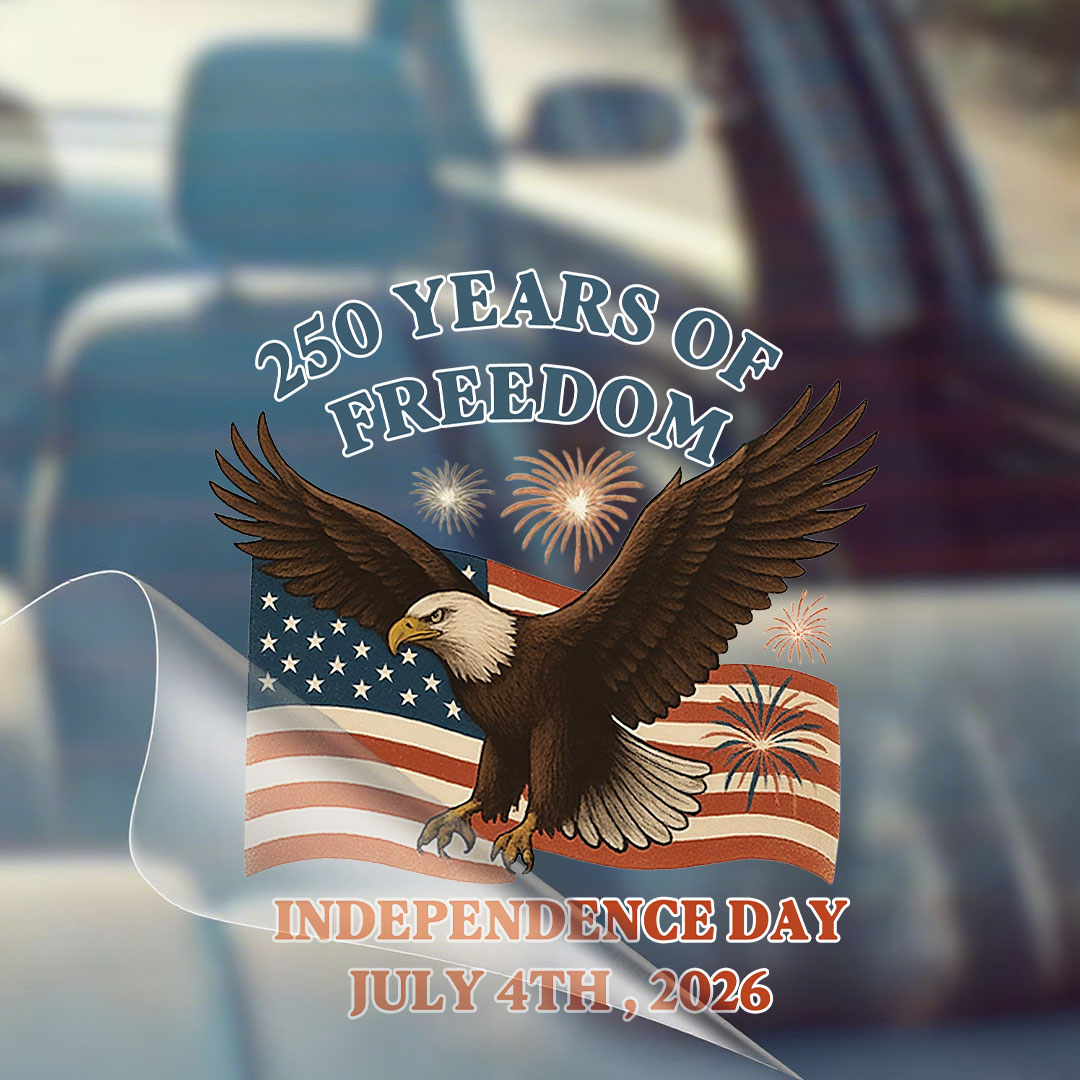 250 Years Of Freedom Independence Day 2026 Eagle Sticker