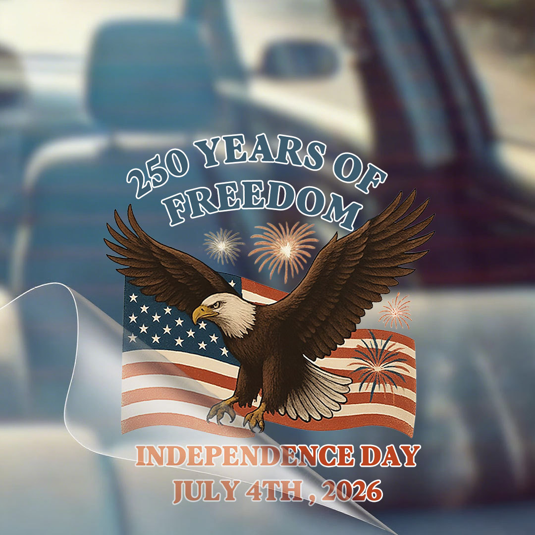 250 Years Of Freedom Independence Day 2026 Eagle Sticker
