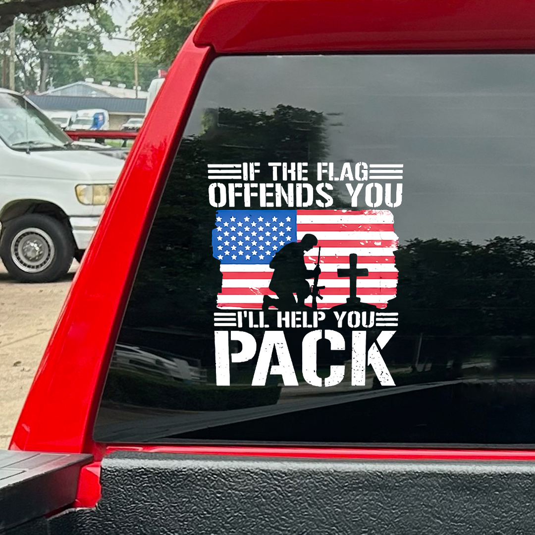 Help You Pack Veteran Sticker