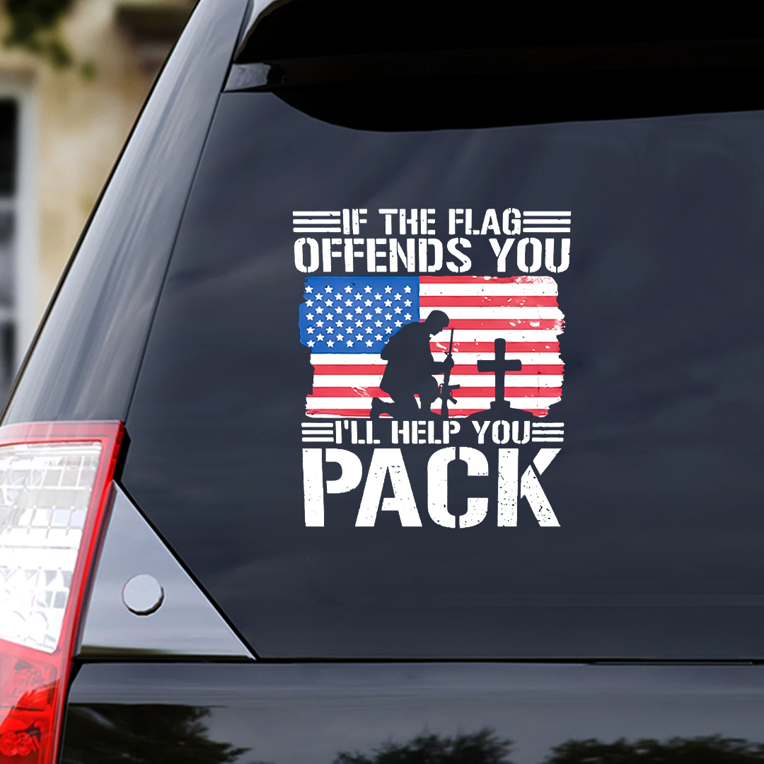 Help You Pack Veteran Sticker