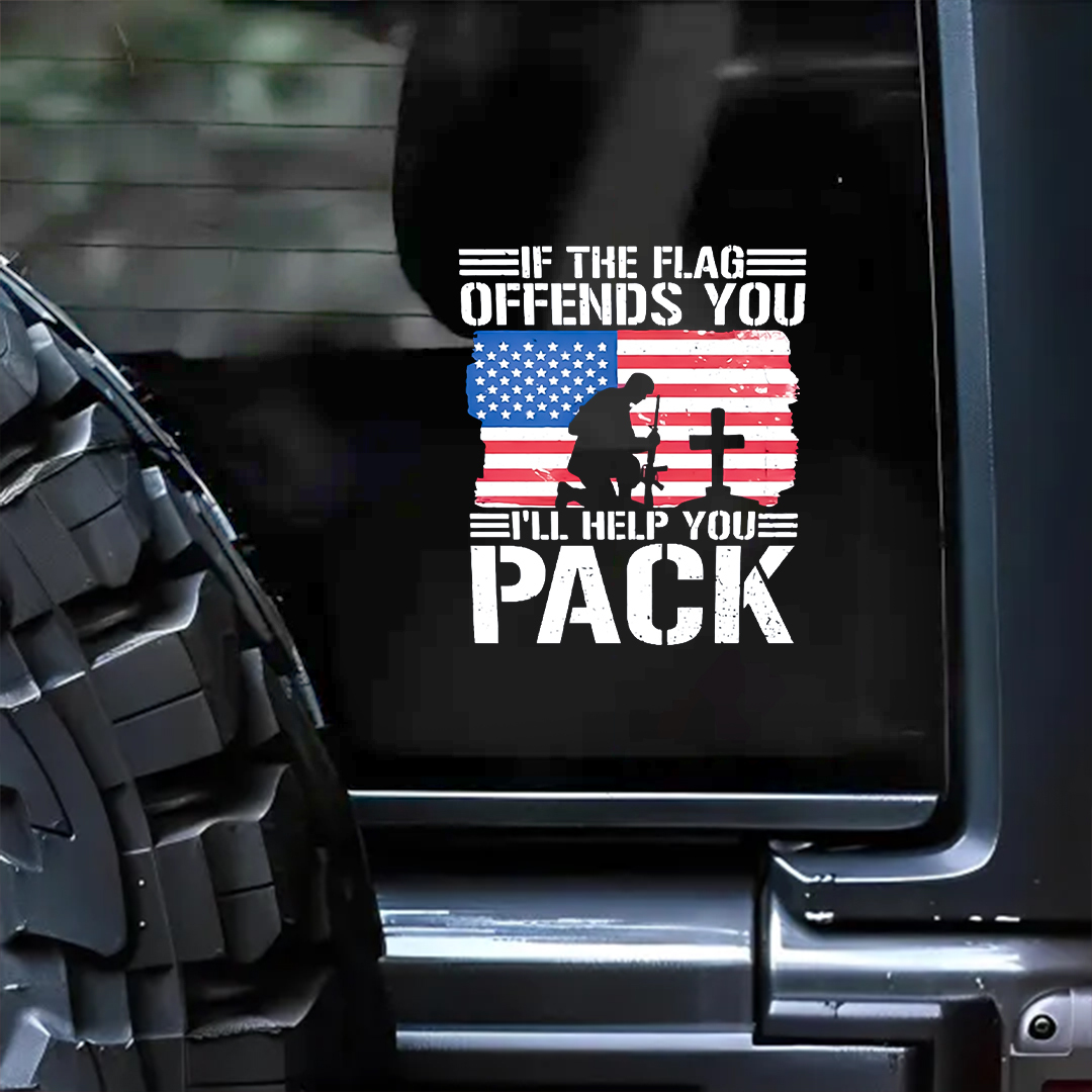 Help You Pack Veteran Sticker
