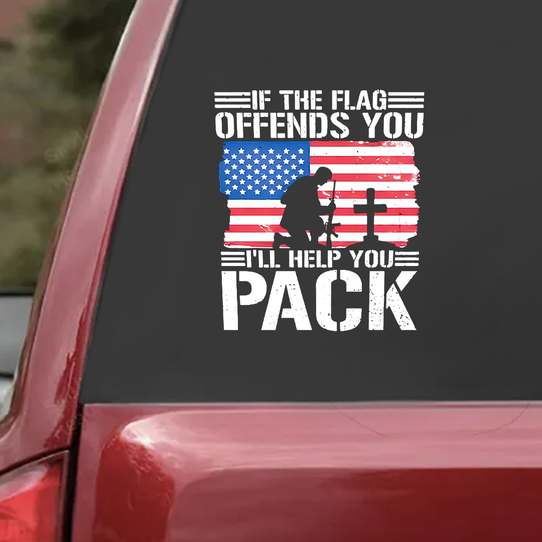 Help You Pack Veteran Sticker