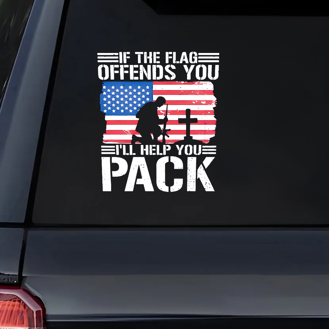 Help You Pack Veteran Sticker