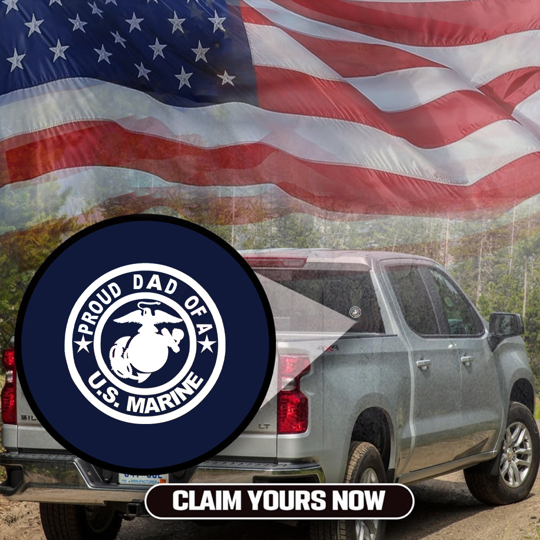 Proud Dad Veteran Sticker
