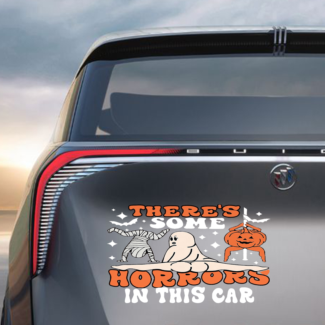 Scary Halloween Sticker