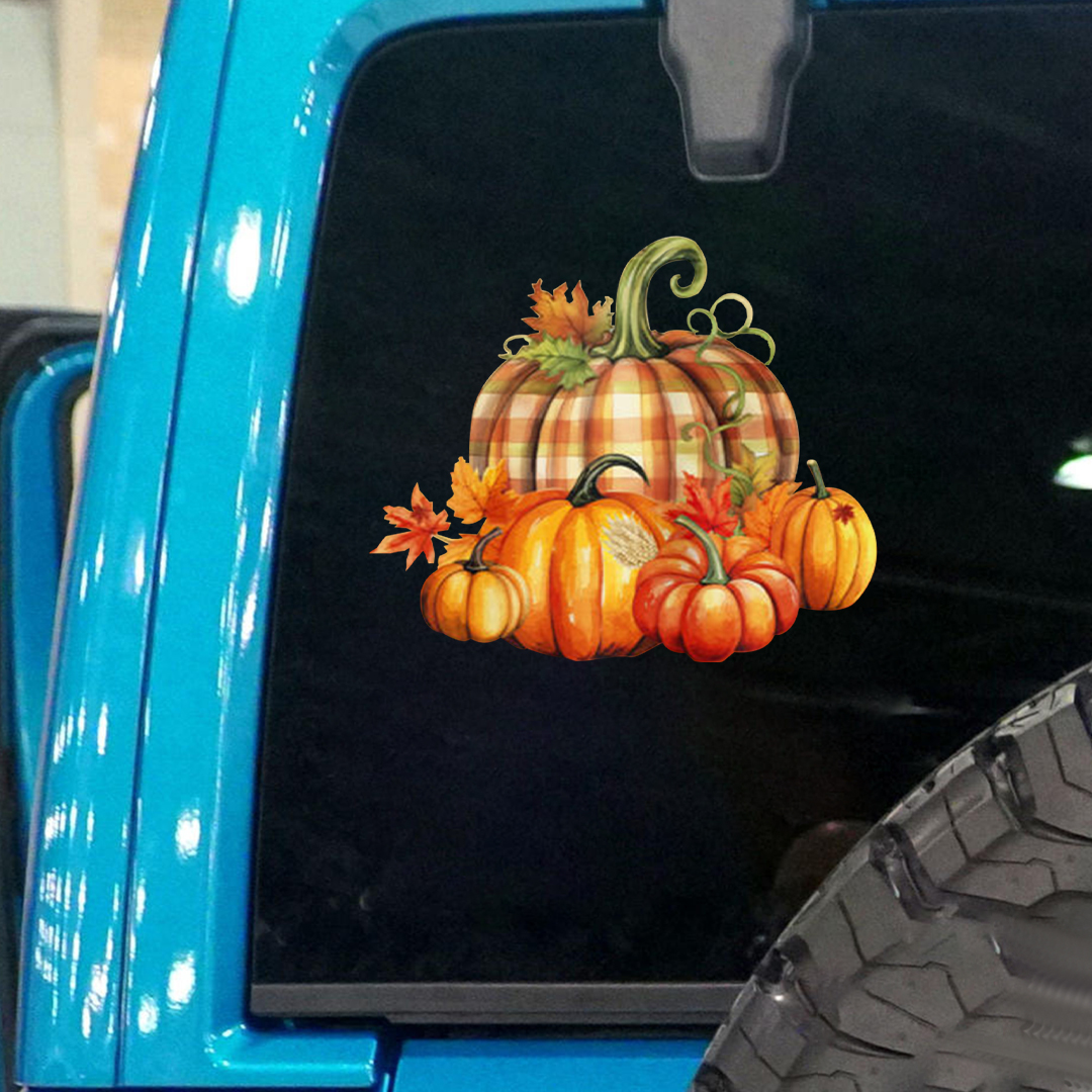 Pile Of Pumpkins Halloween Sticker