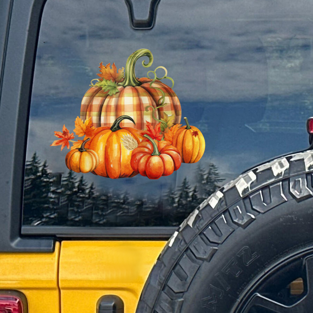 Pile Of Pumpkins Halloween Sticker