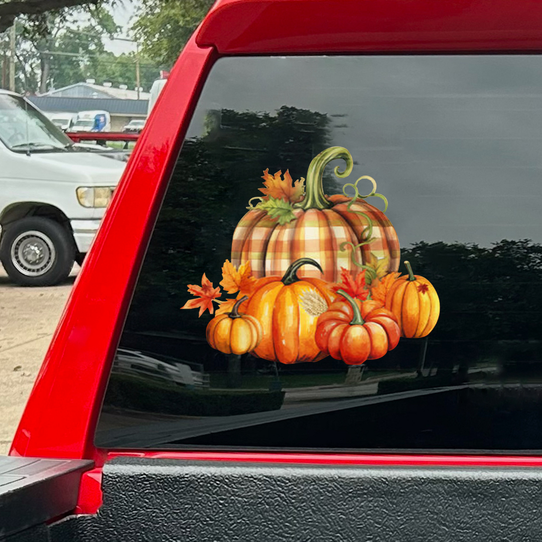 Pile Of Pumpkins Halloween Sticker