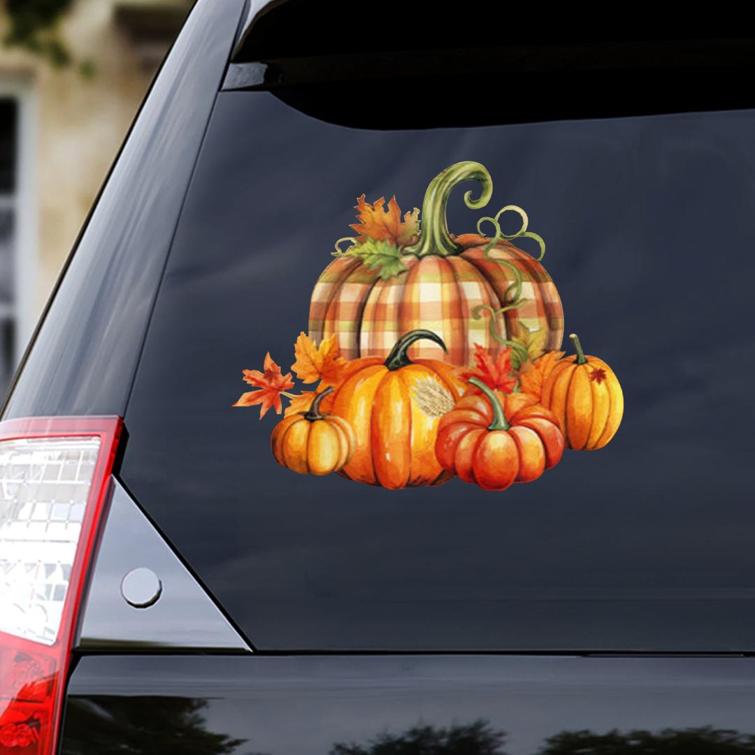 Pile Of Pumpkins Halloween Sticker