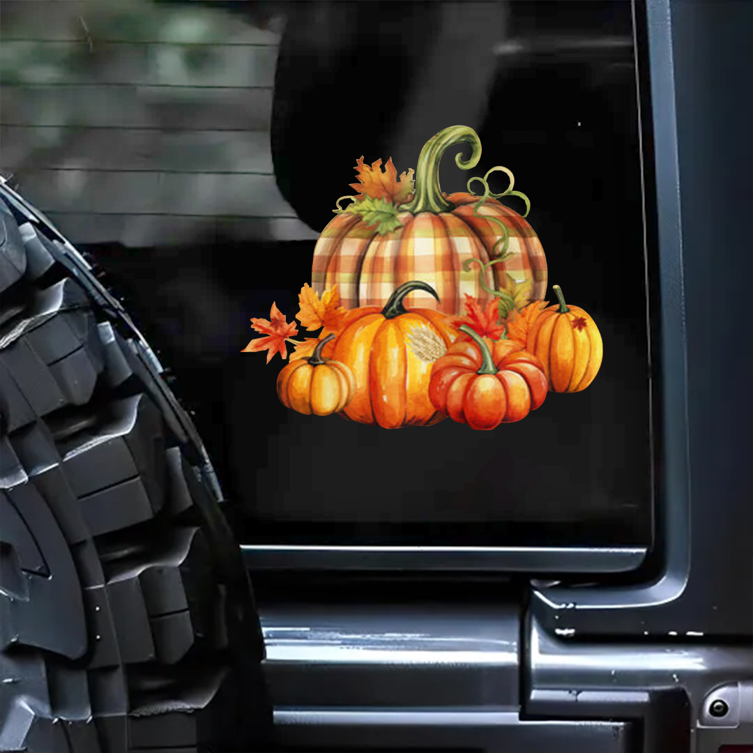 Pile Of Pumpkins Halloween Sticker