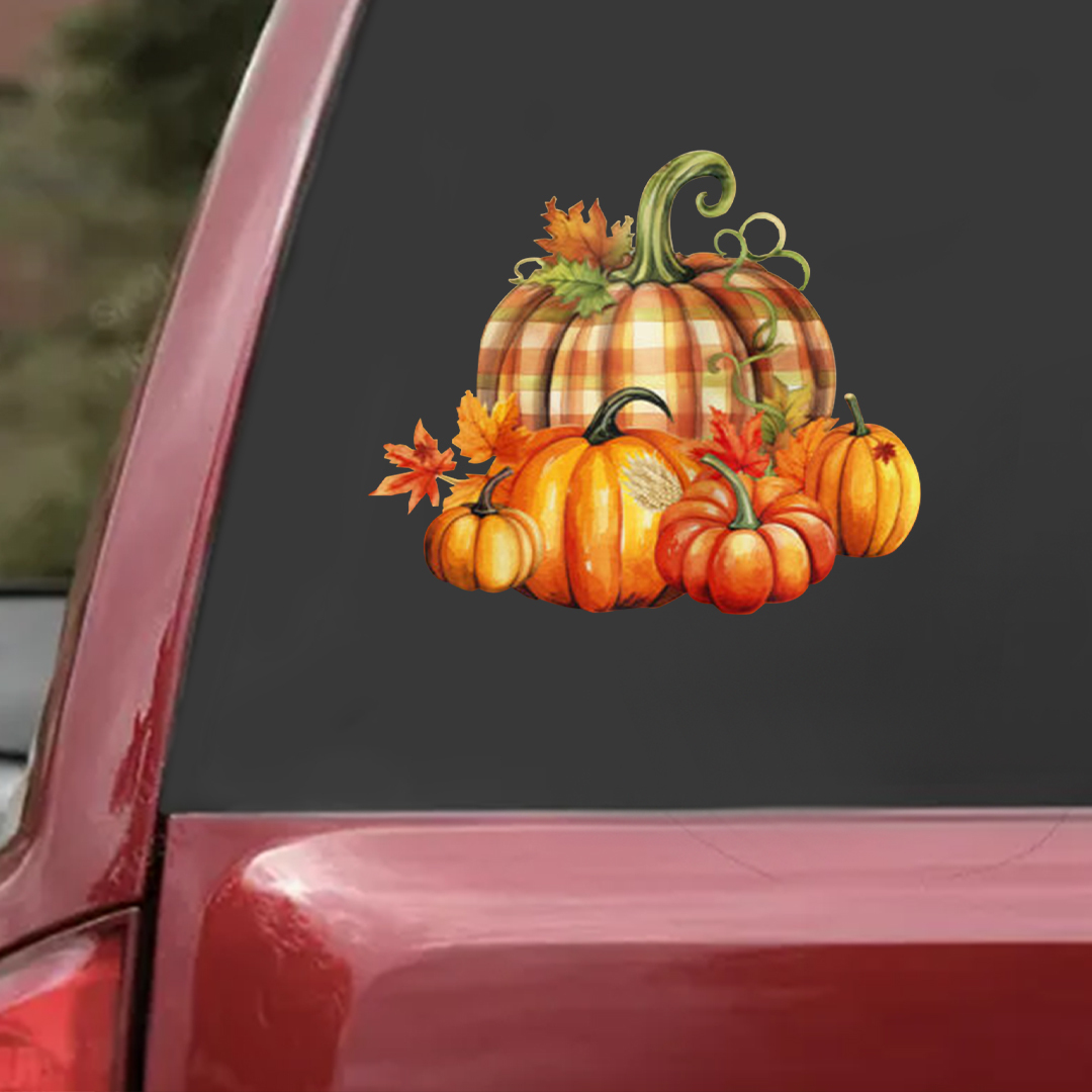 Pile Of Pumpkins Halloween Sticker