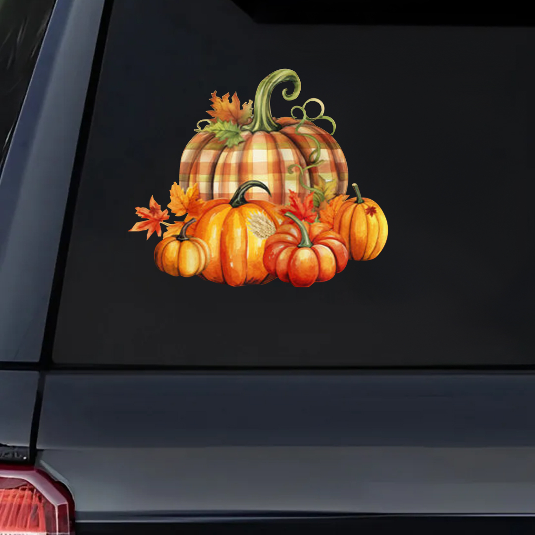 Pile Of Pumpkins Halloween Sticker