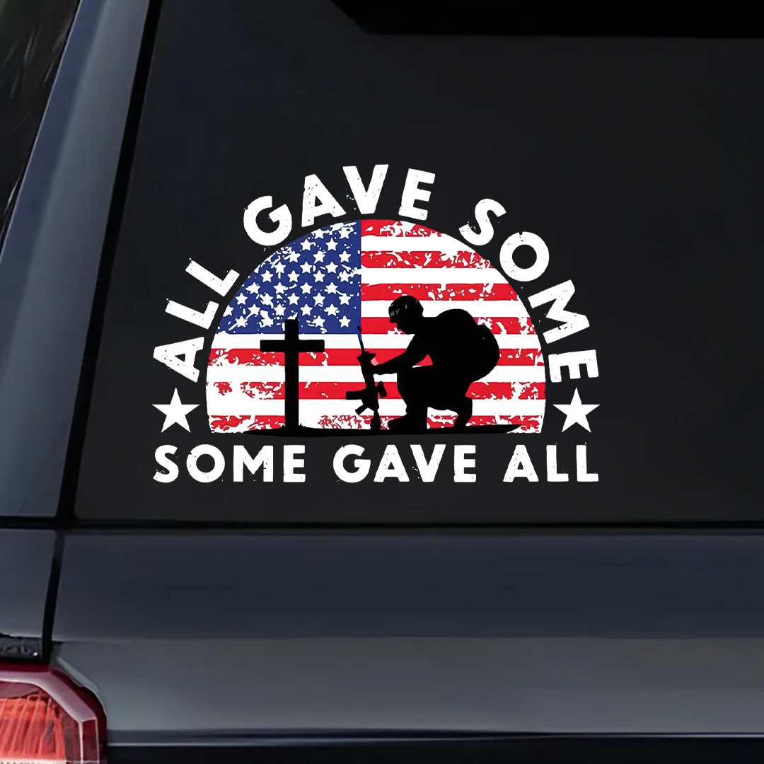Kneel For Them Veteran Sticker