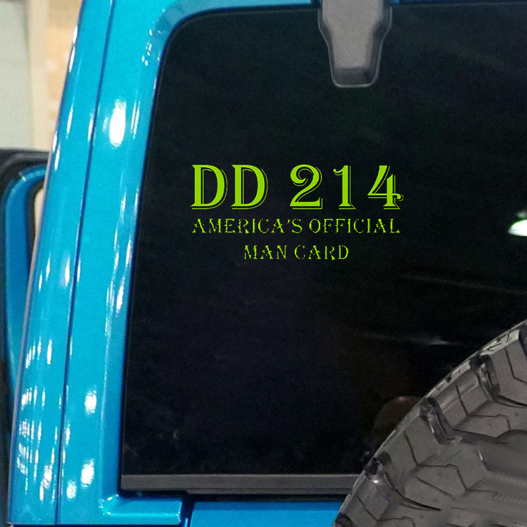 DD214 Veteran Sticker