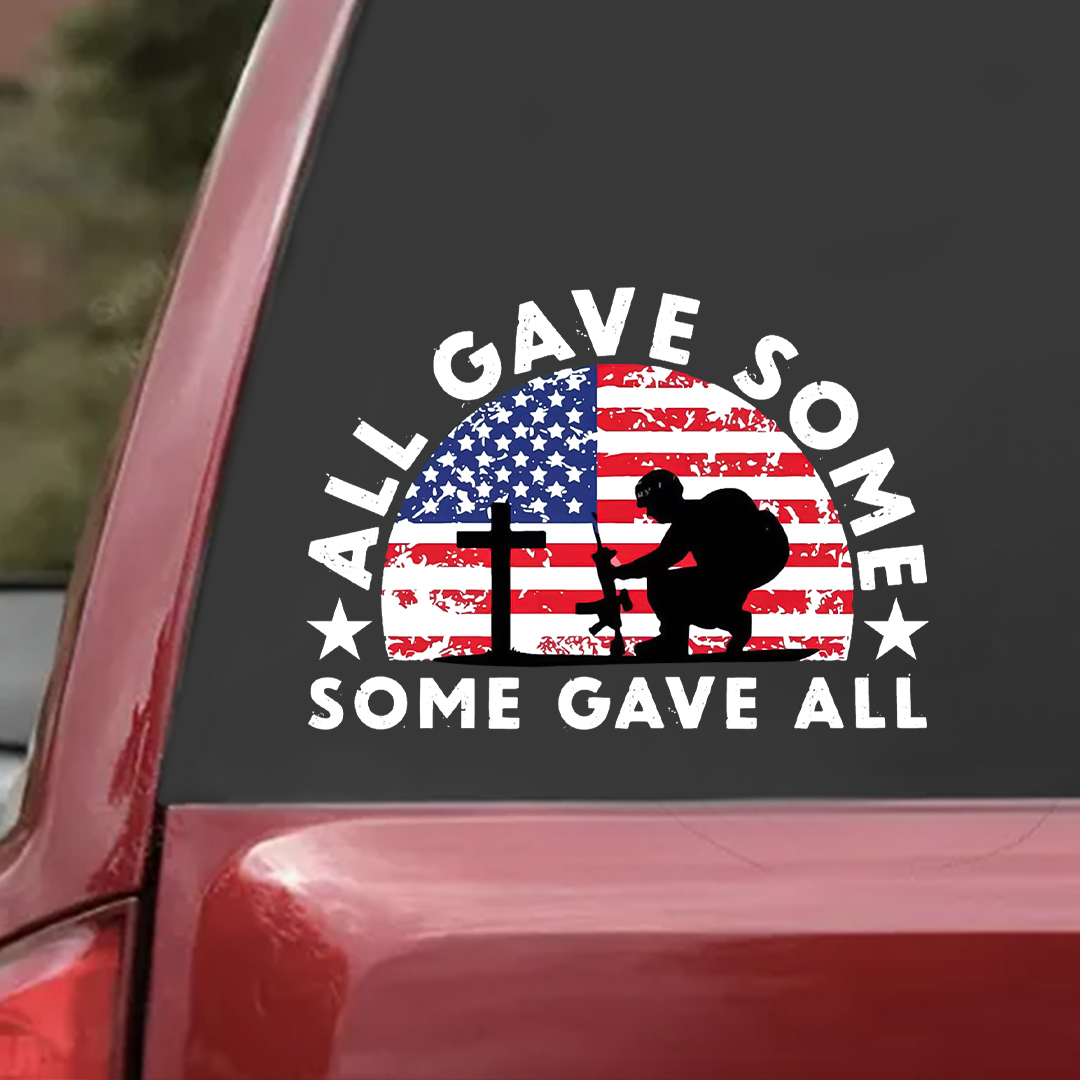 Kneel For Them Veteran Sticker