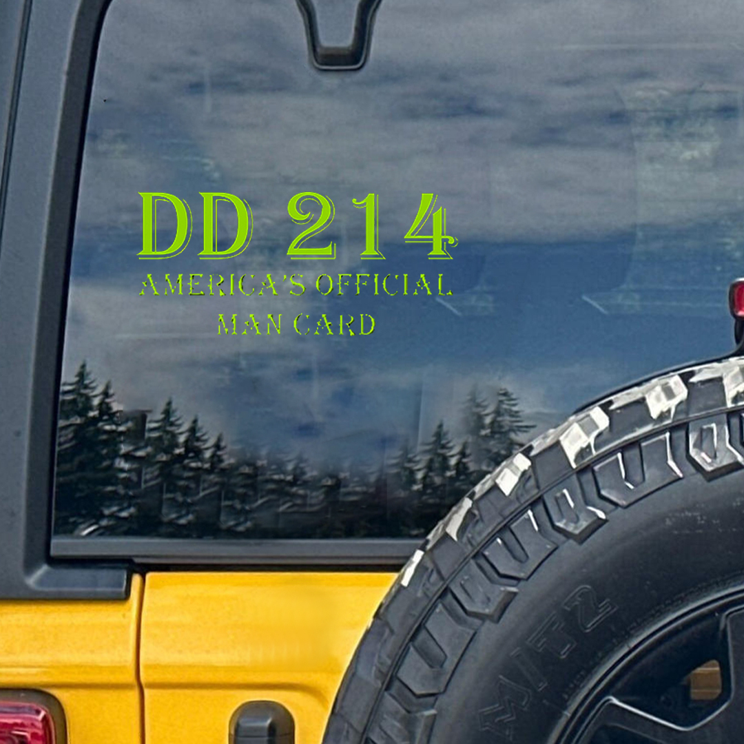 DD214 Veteran Sticker