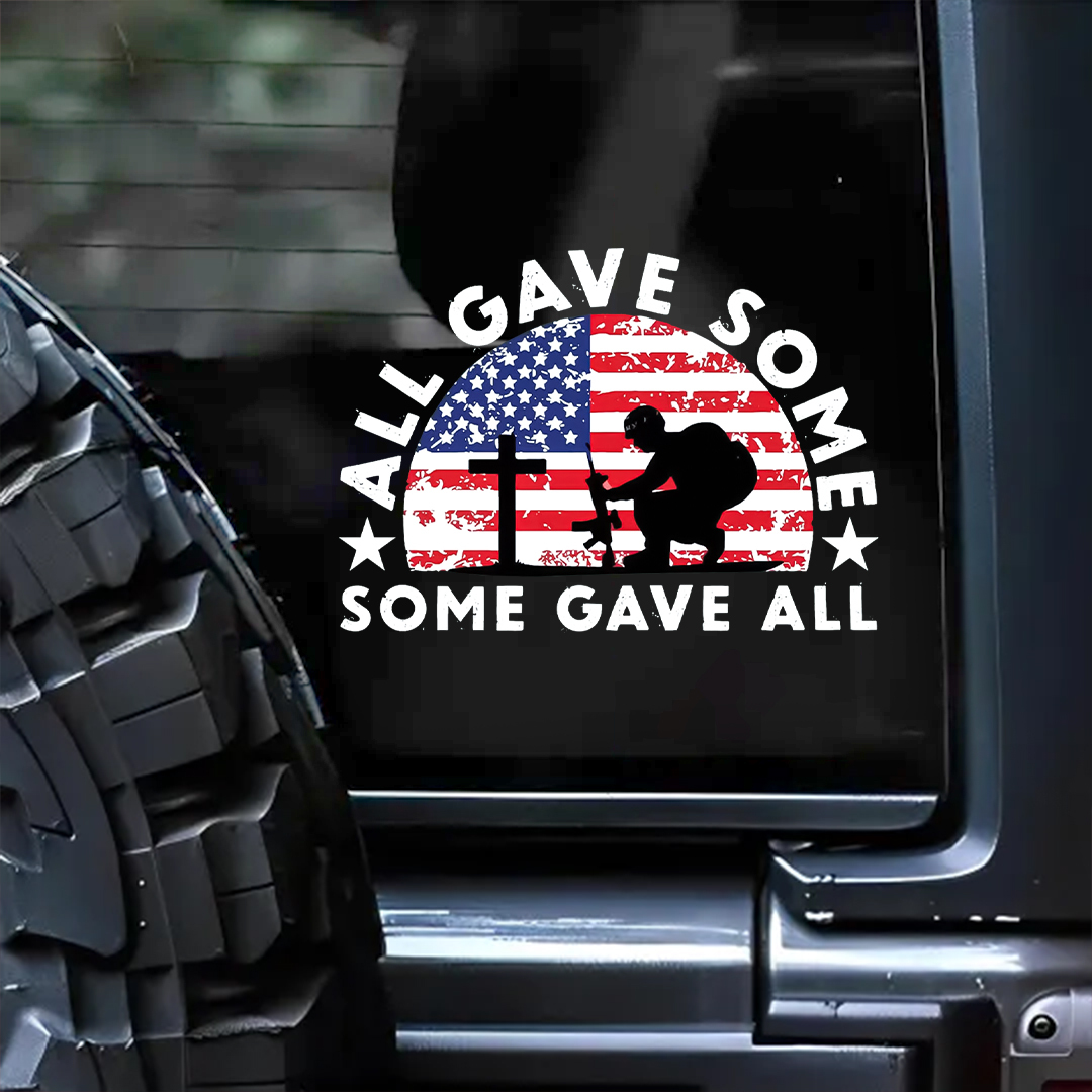 Kneel For Them Veteran Sticker