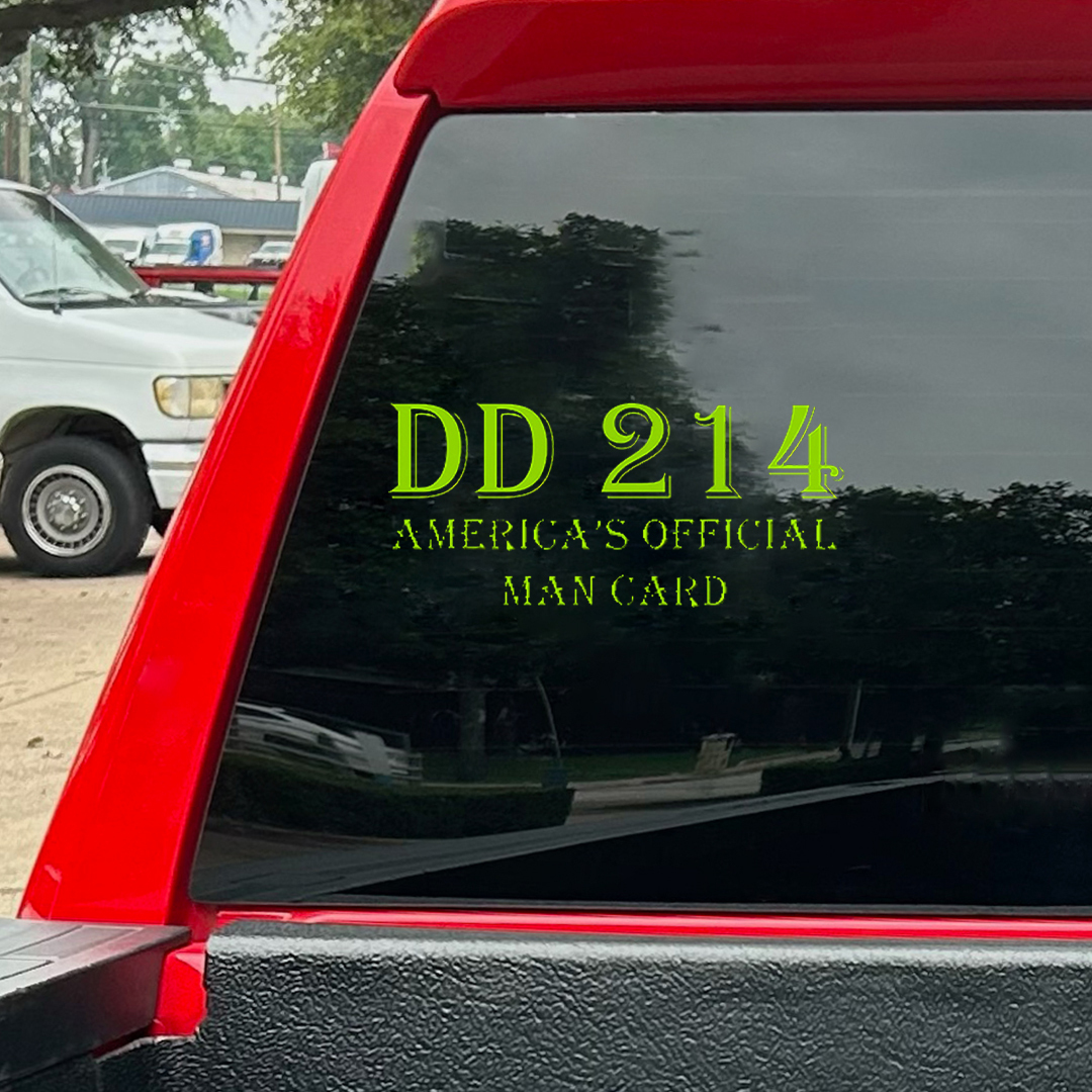 DD214 Veteran Sticker