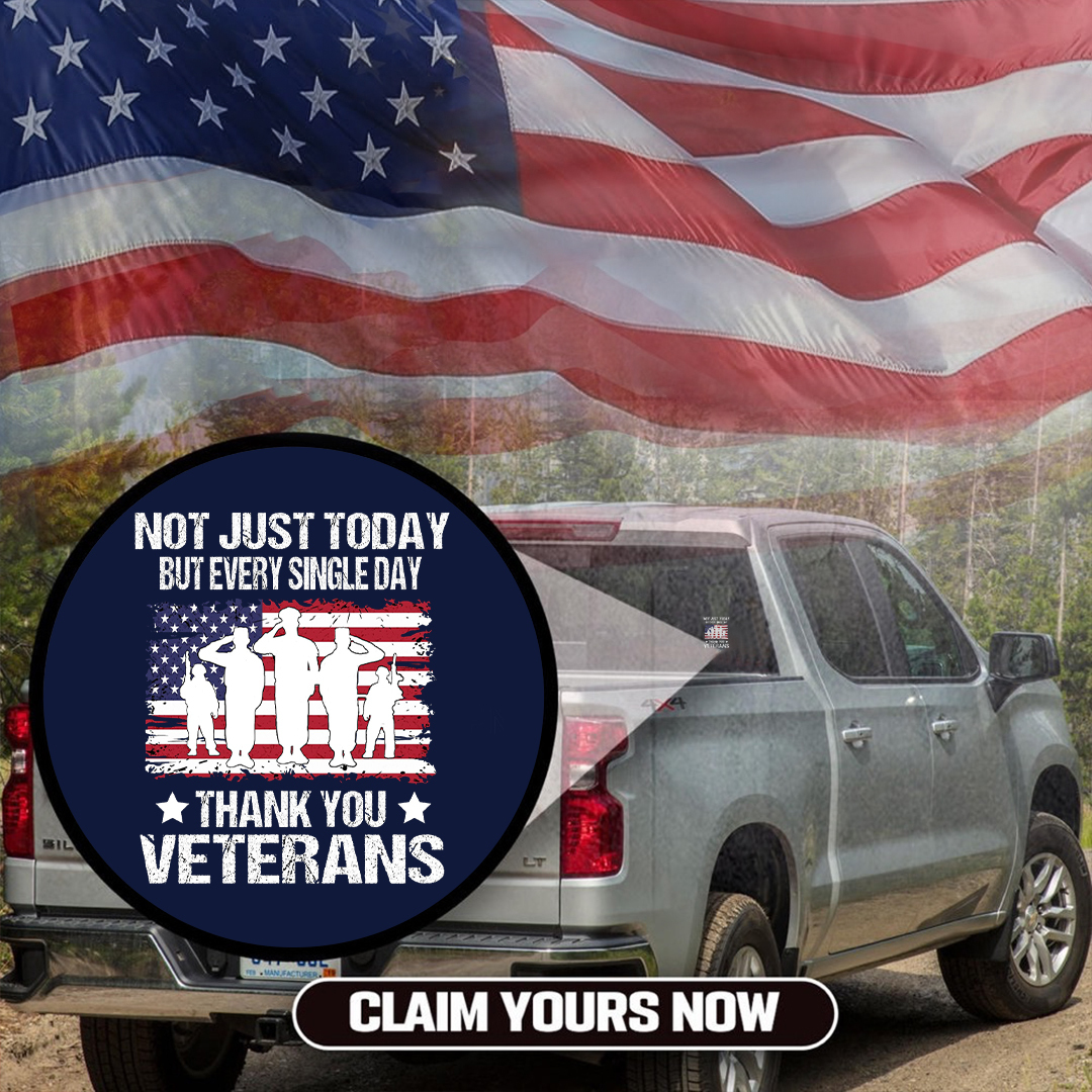 Not Just Today Veteran Sticker