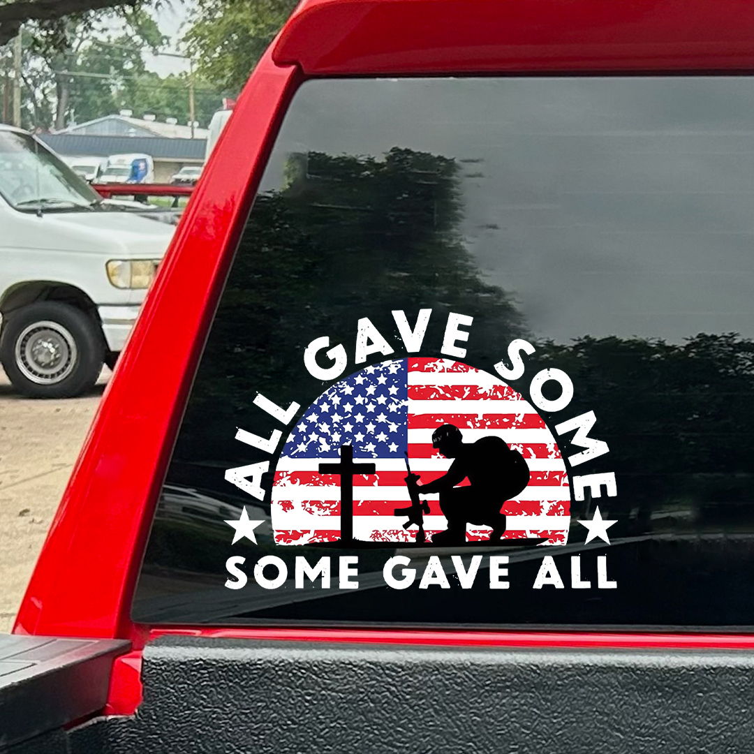 Kneel For Them Veteran Sticker