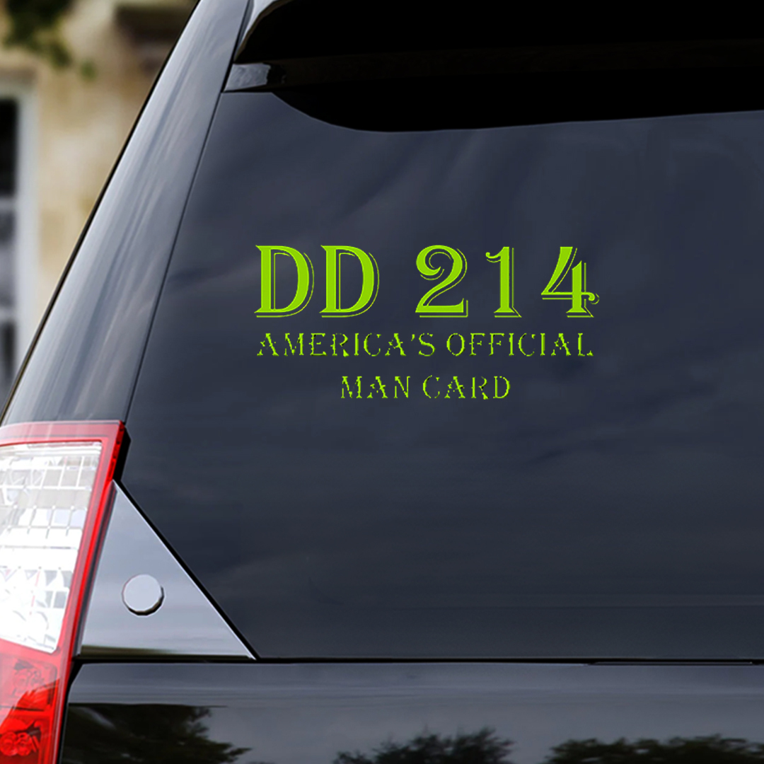DD214 Veteran Sticker