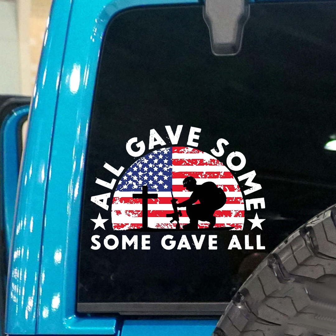 Kneel For Them Veteran Sticker