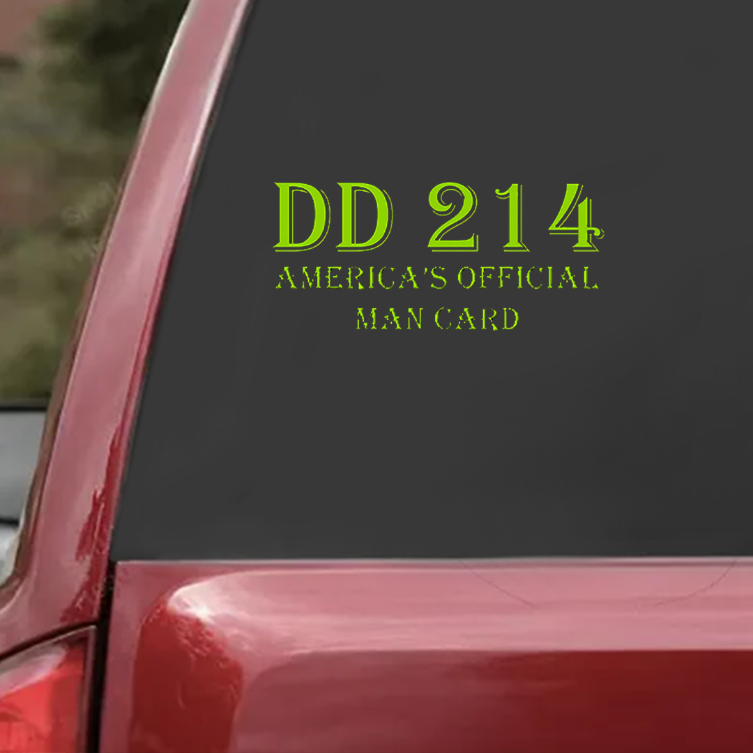 DD214 Veteran Sticker
