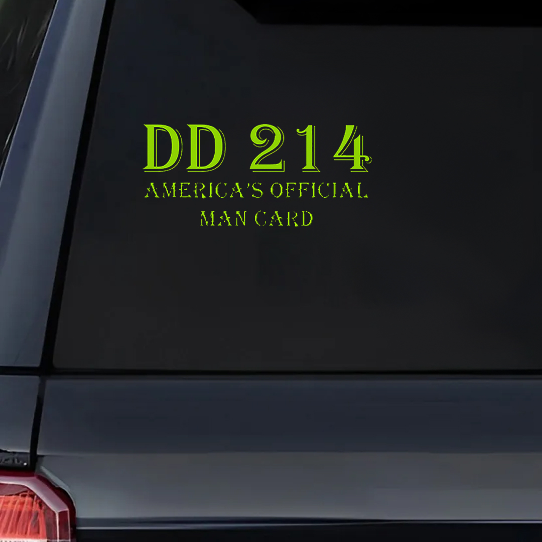 DD214 Veteran Sticker