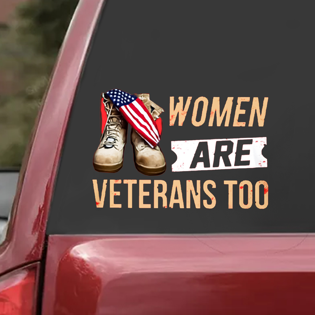 Women Are Veteran Sticker