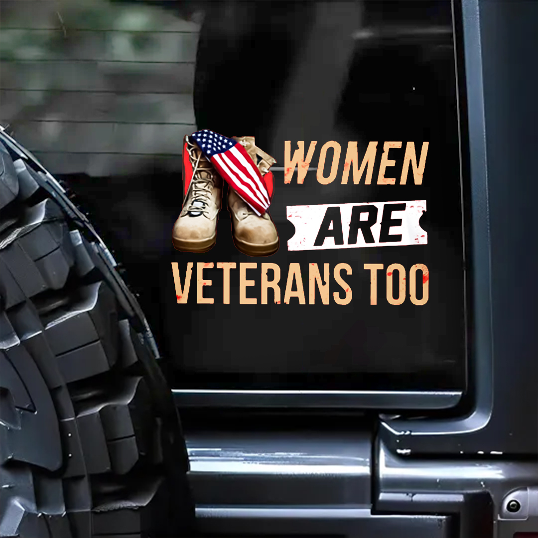 Women Are Veteran Sticker
