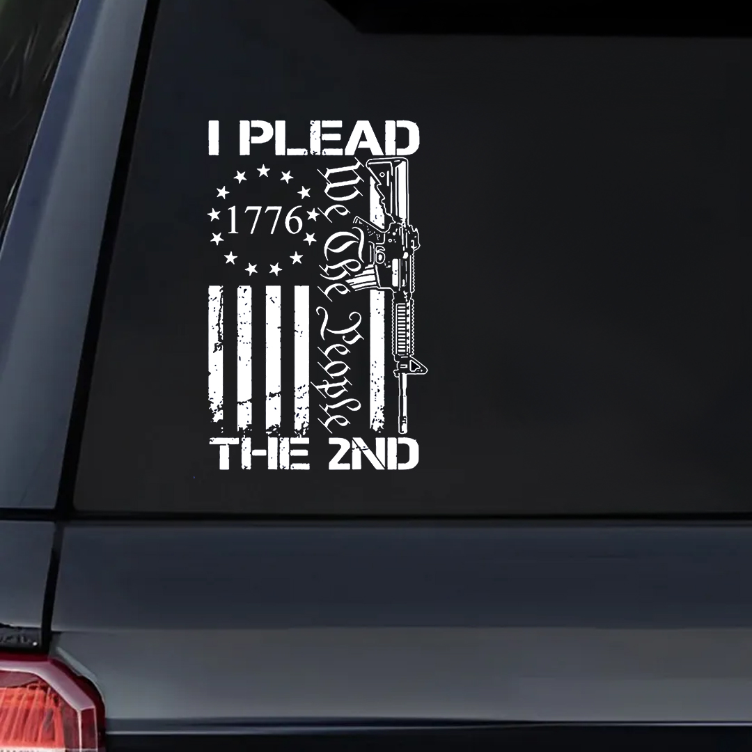 Pled The End Veteran Sticker