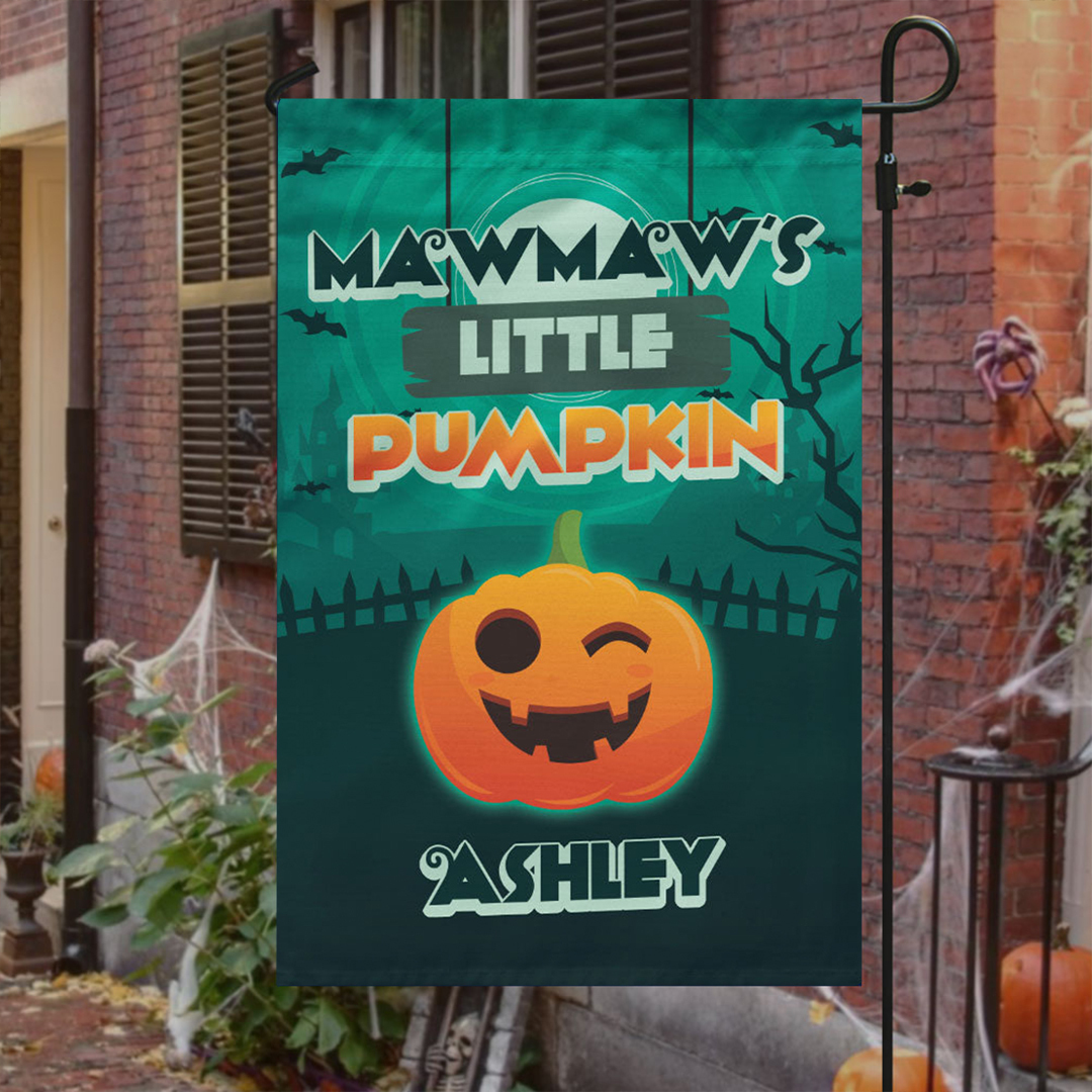 Name Customed Little Pumpkins Flag | Halloween Flag