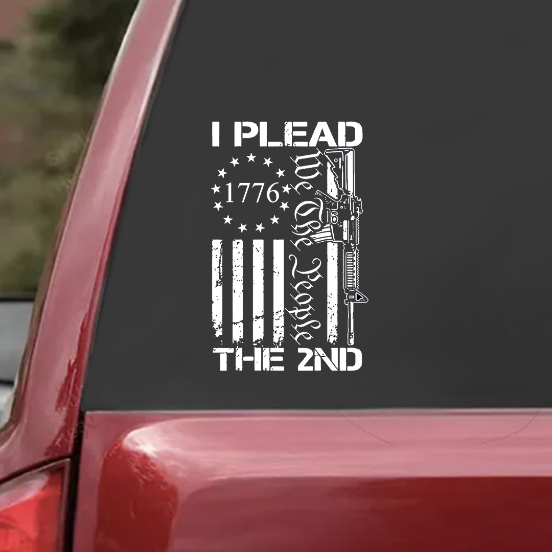 Pled The End Veteran Sticker