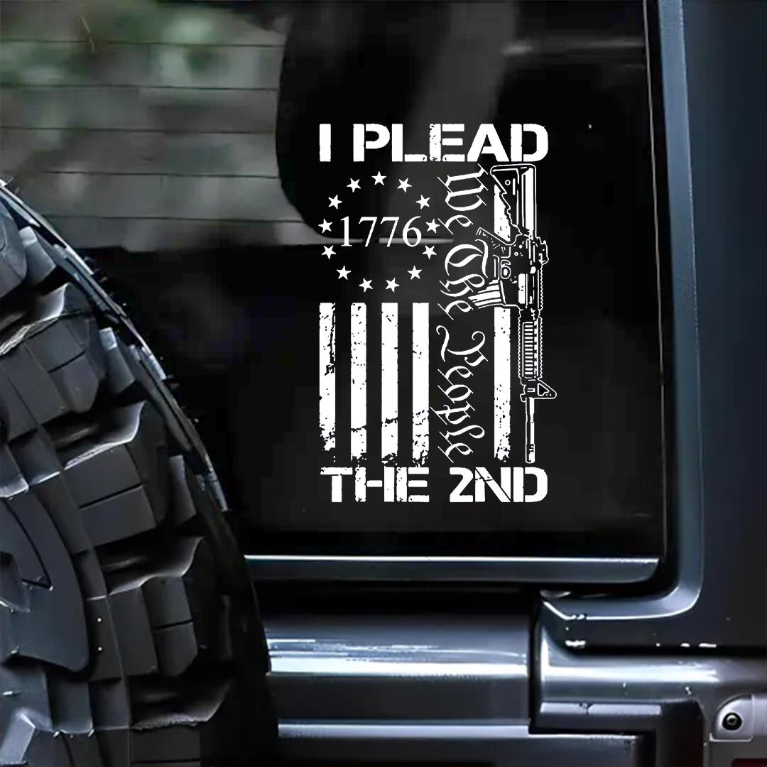 Pled The End Veteran Sticker