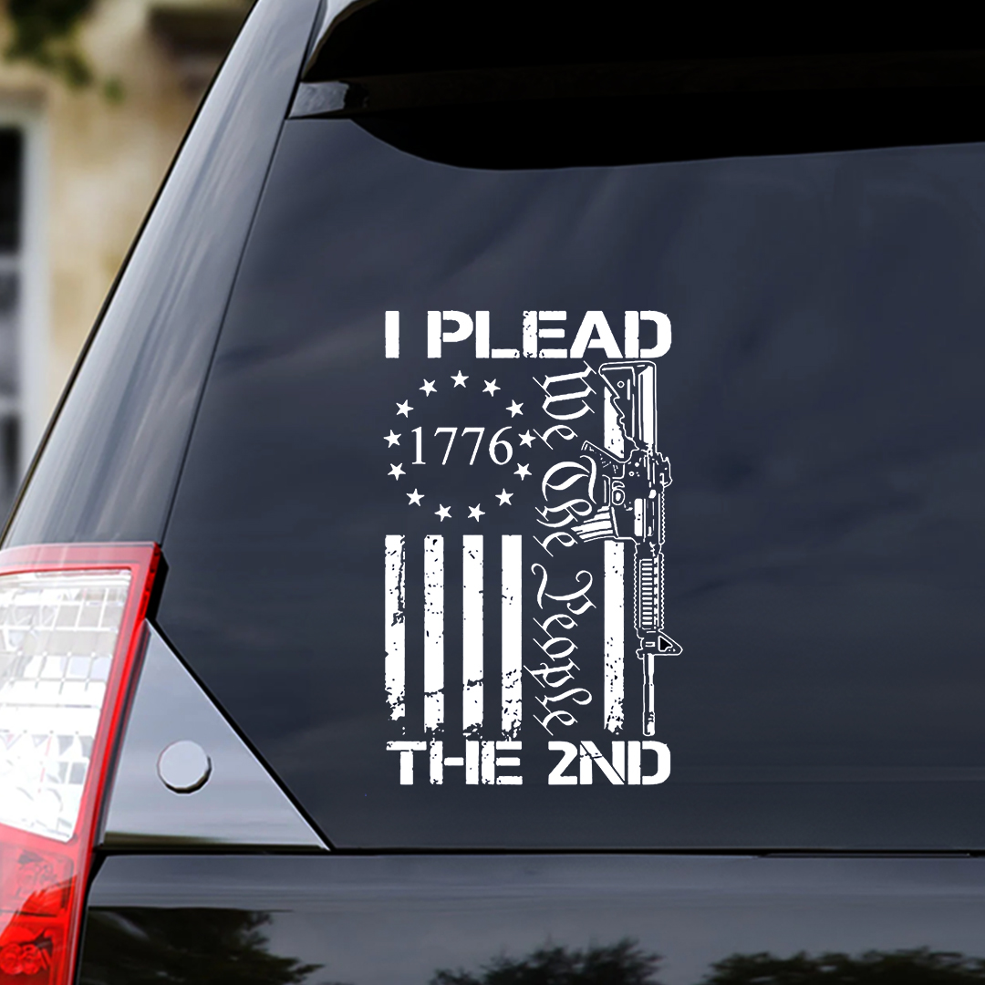 Pled The End Veteran Sticker