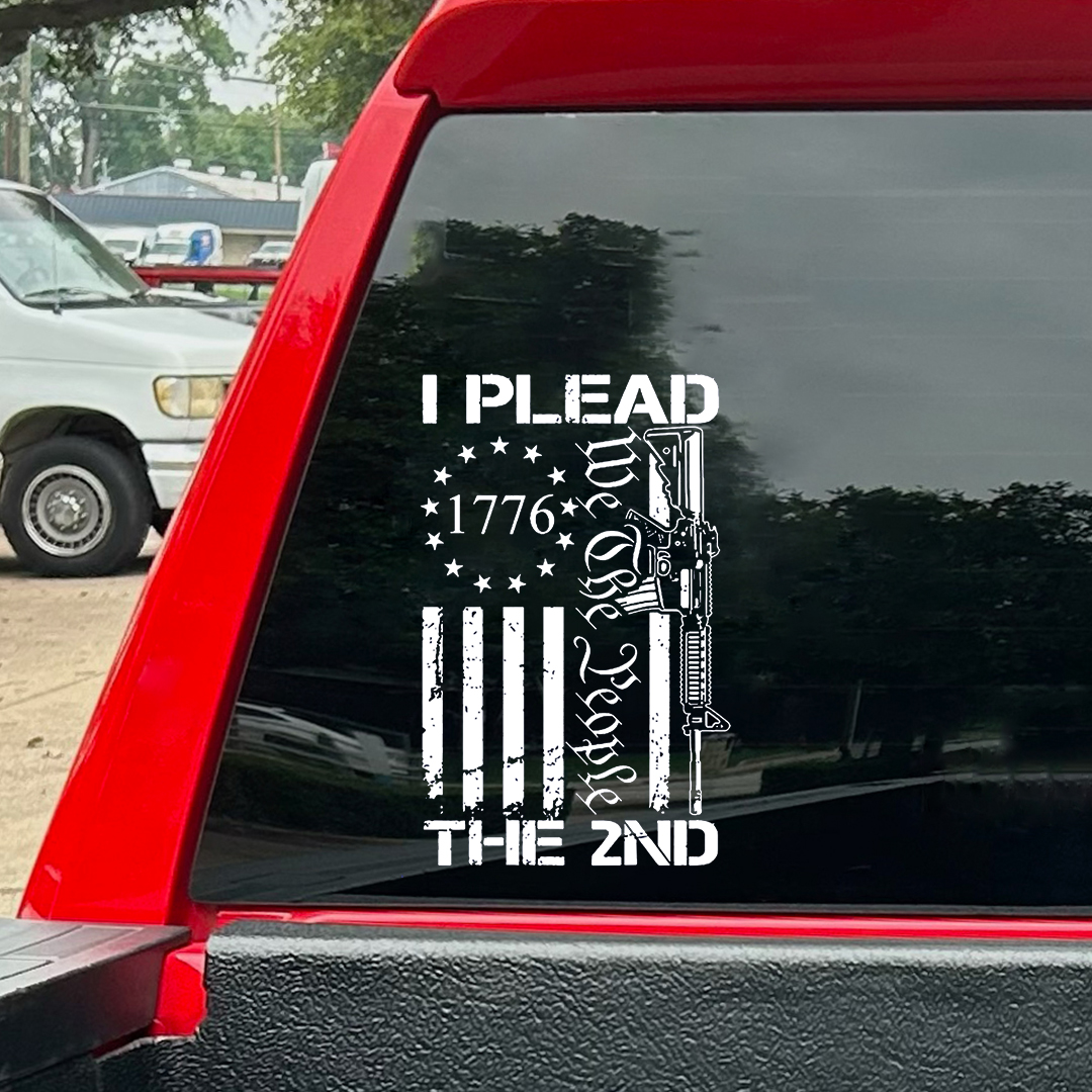 Pled The End Veteran Sticker