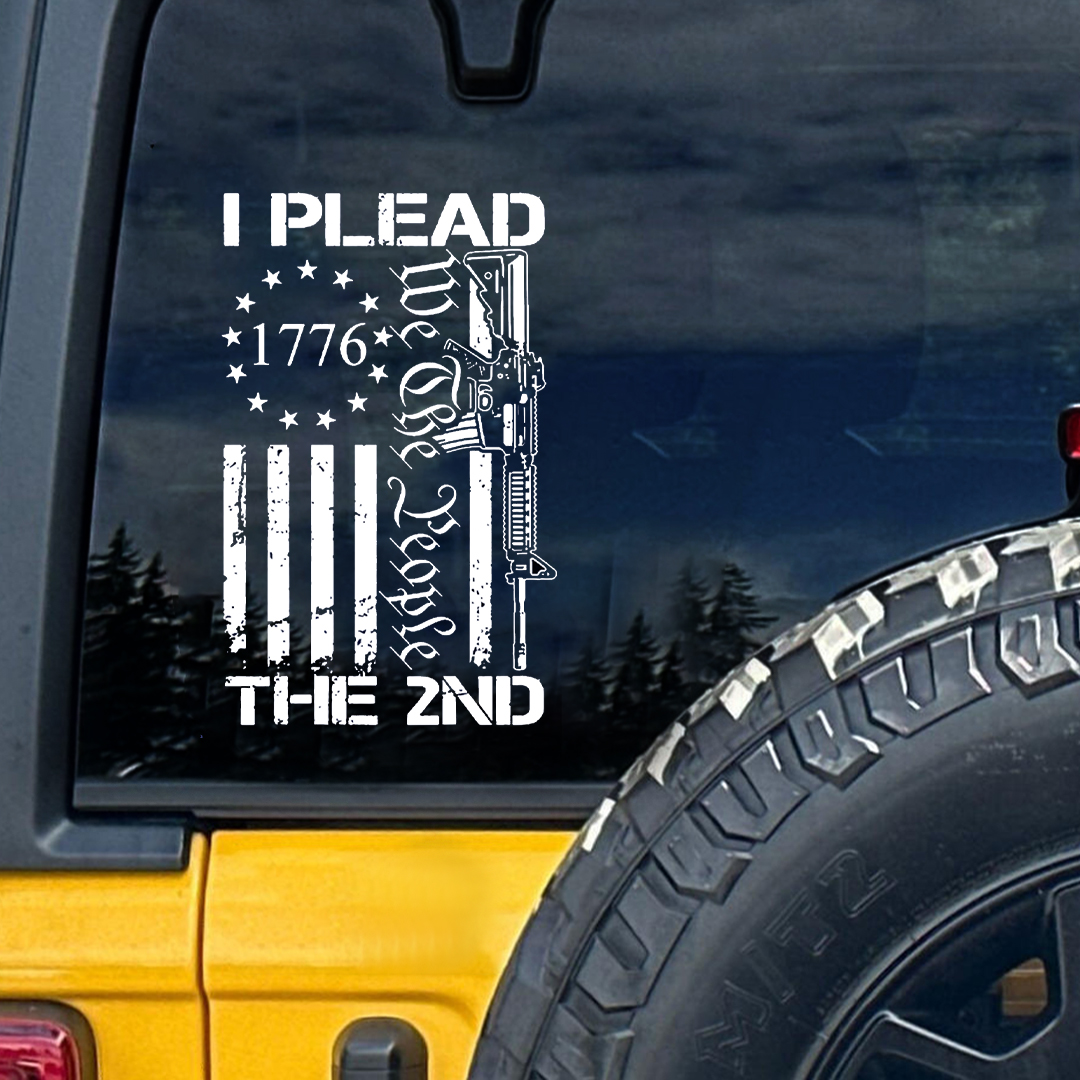 Pled The End Veteran Sticker