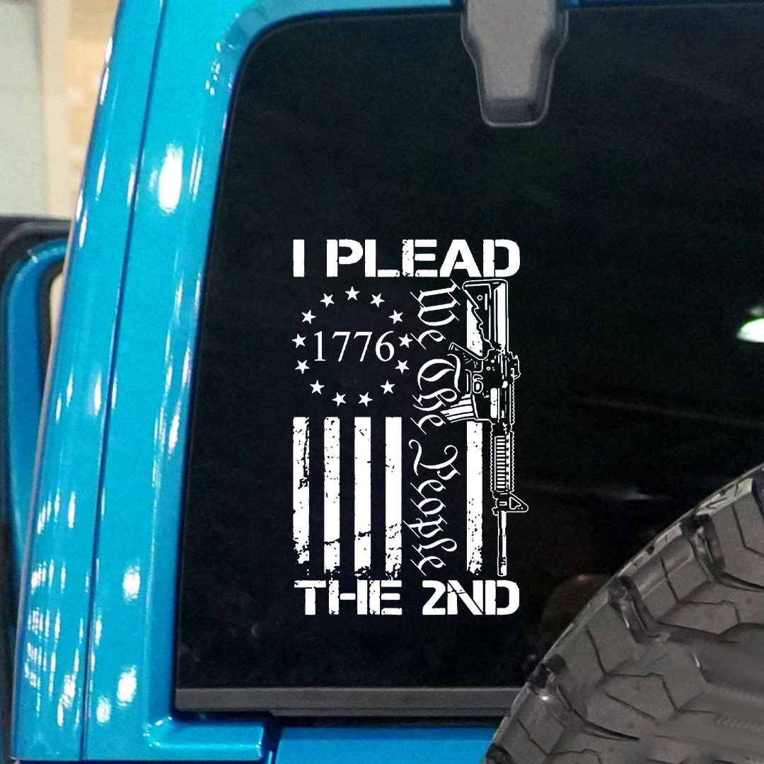 Pled The End Veteran Sticker