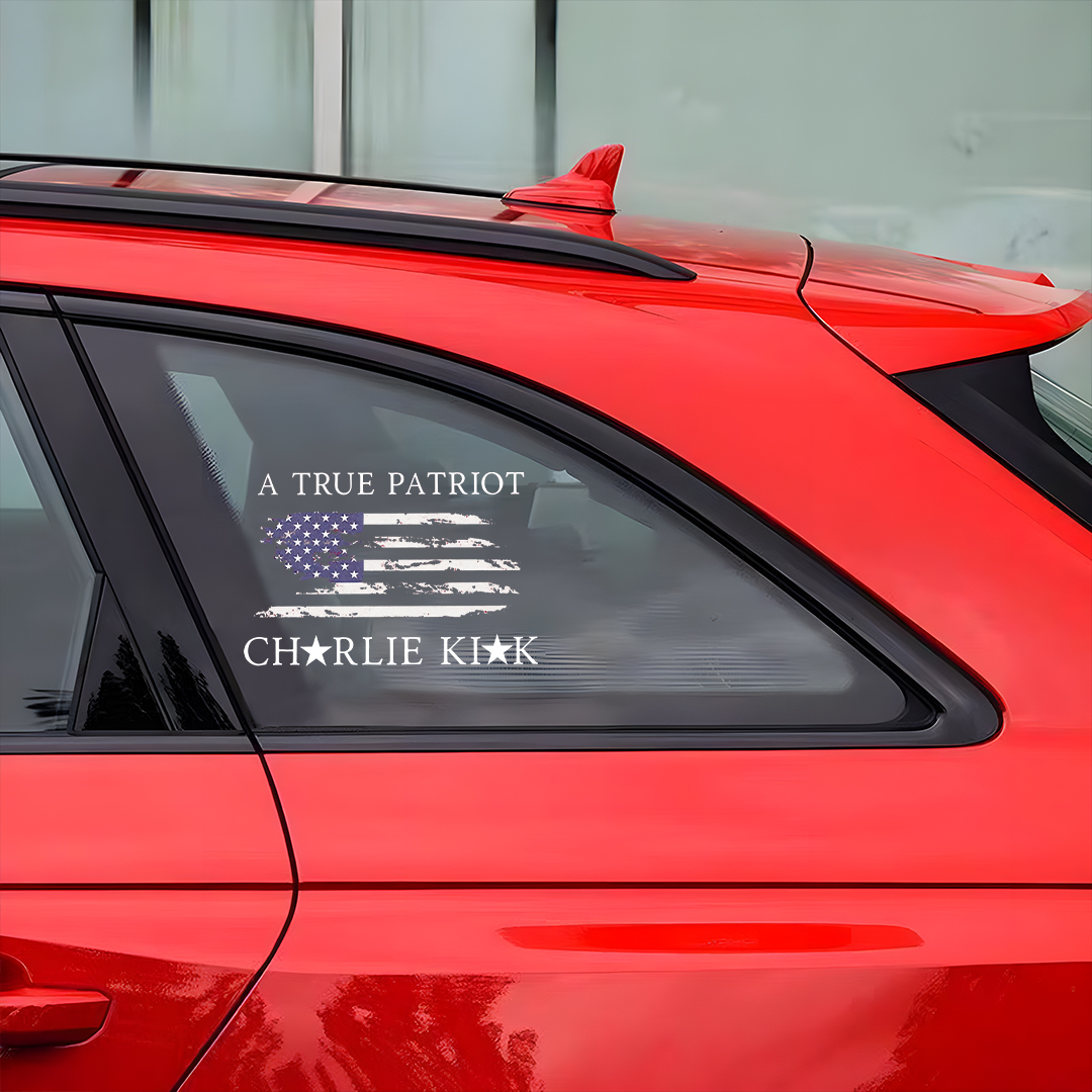 A True Patriot USA Charlie Kirk Sticker