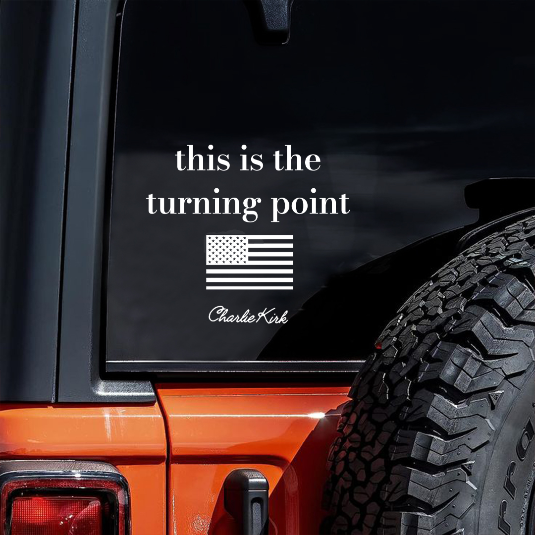 This Is The Turning Point USA Charlie Kink Sticker