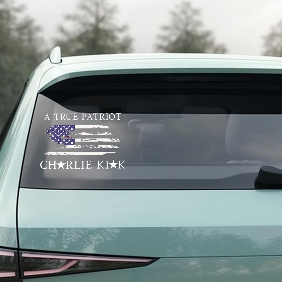 A True Patriot USA Charlie Kirk Sticker