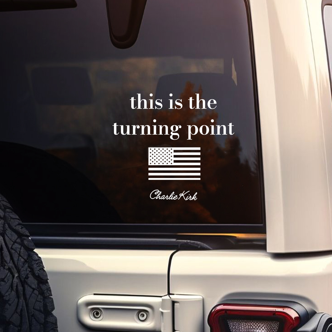 This Is The Turning Point USA Charlie Kink Sticker