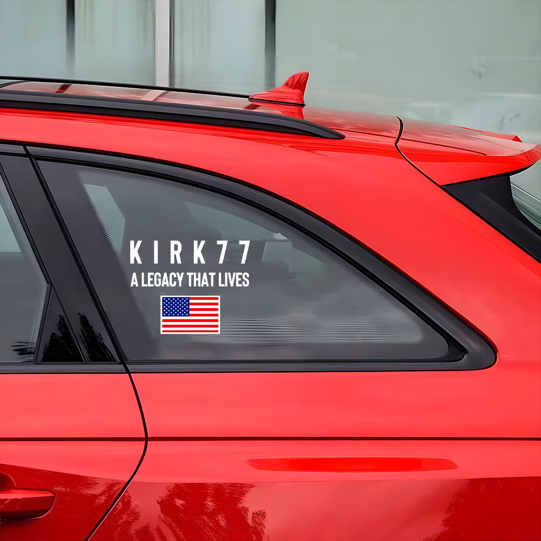 Kirk 77 A Legacy That Lives USA Sticker