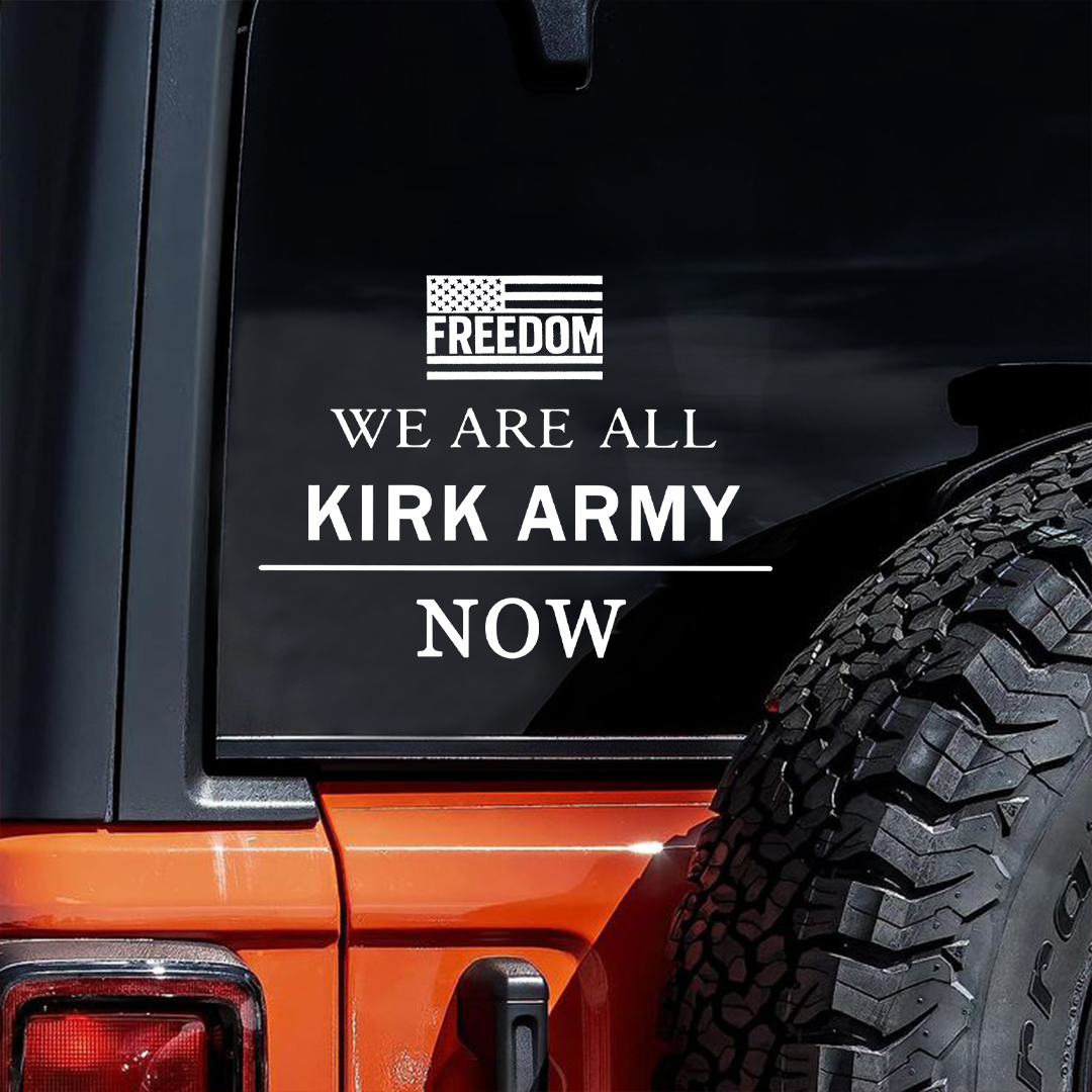 We Are All Kirk Army Now USA  Sticker