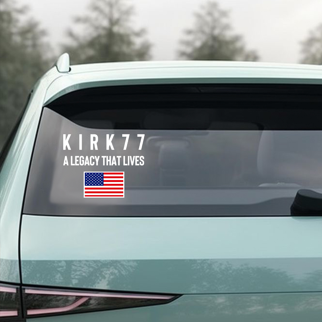 Kirk 77 A Legacy That Lives USA Sticker