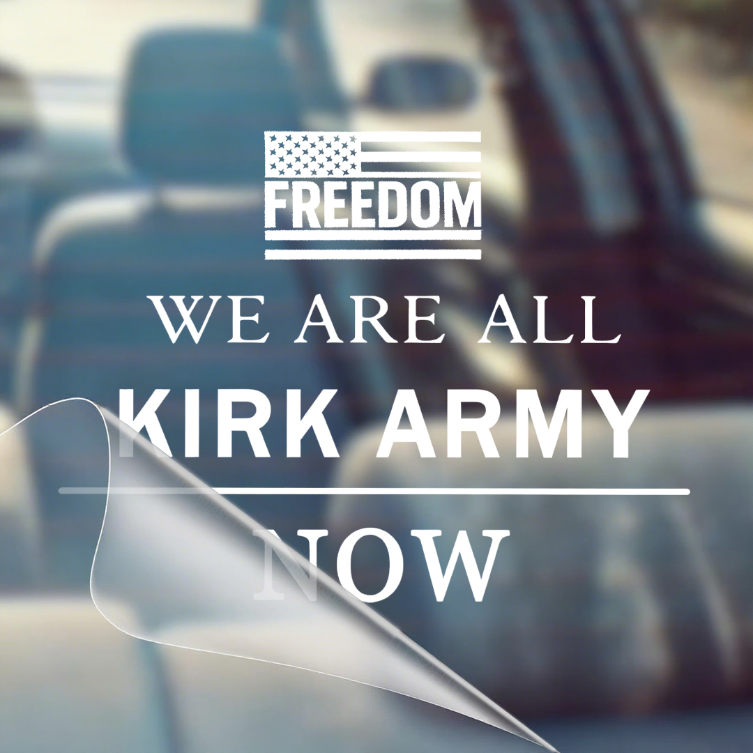 We Are All Kirk Army Now USA  Sticker